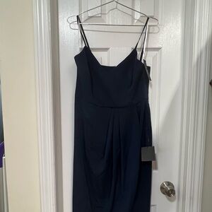Lulu's Midnight Blue Midi Dress